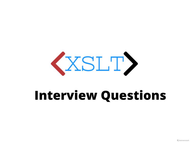XSLT interview questions